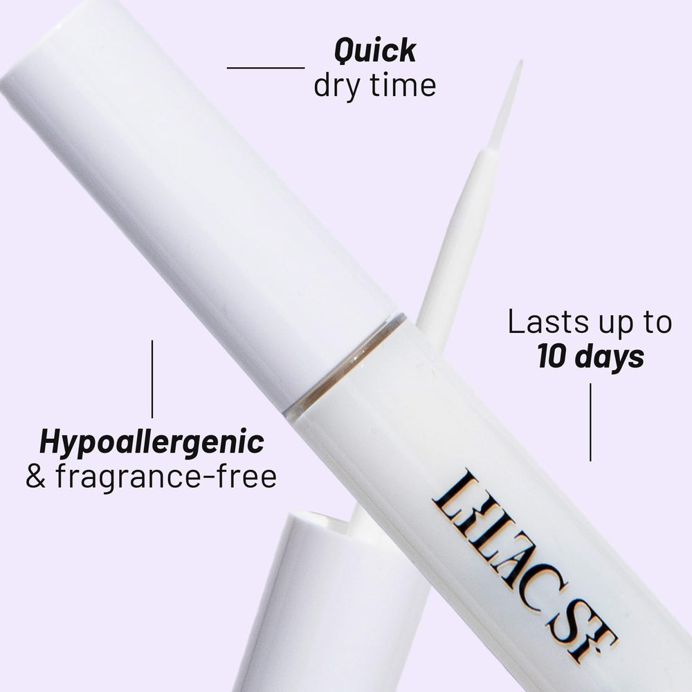 Lilac St Lock-It-Bond clear packaging highlights sustainability and brand story.