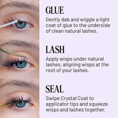 Lilac St Originals 12mm wear demo image demonstrates 10-day lifespan with careful care.
