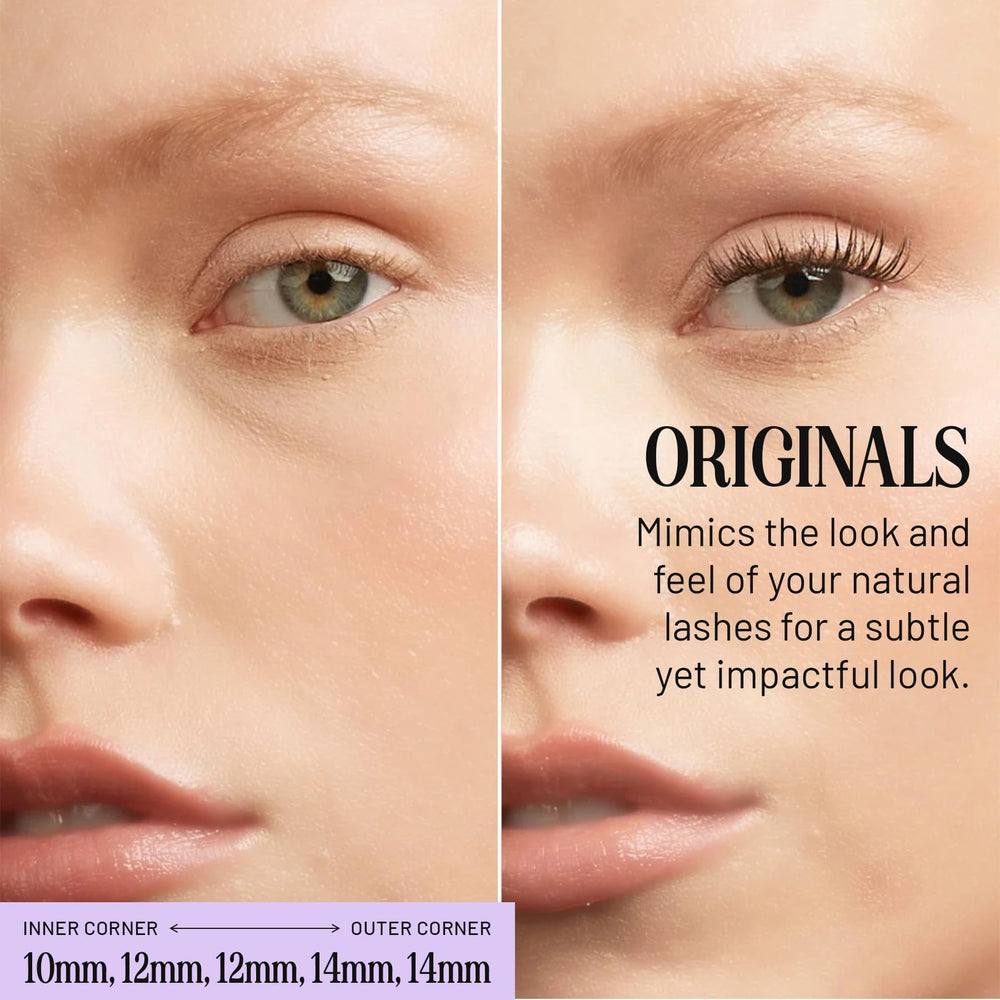 Lilac St Originals lashes soft texture closeup highlights featherlight comfort and subtle lift.