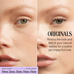 Lilac St Originals lashes soft texture closeup highlights featherlight comfort and subtle lift.