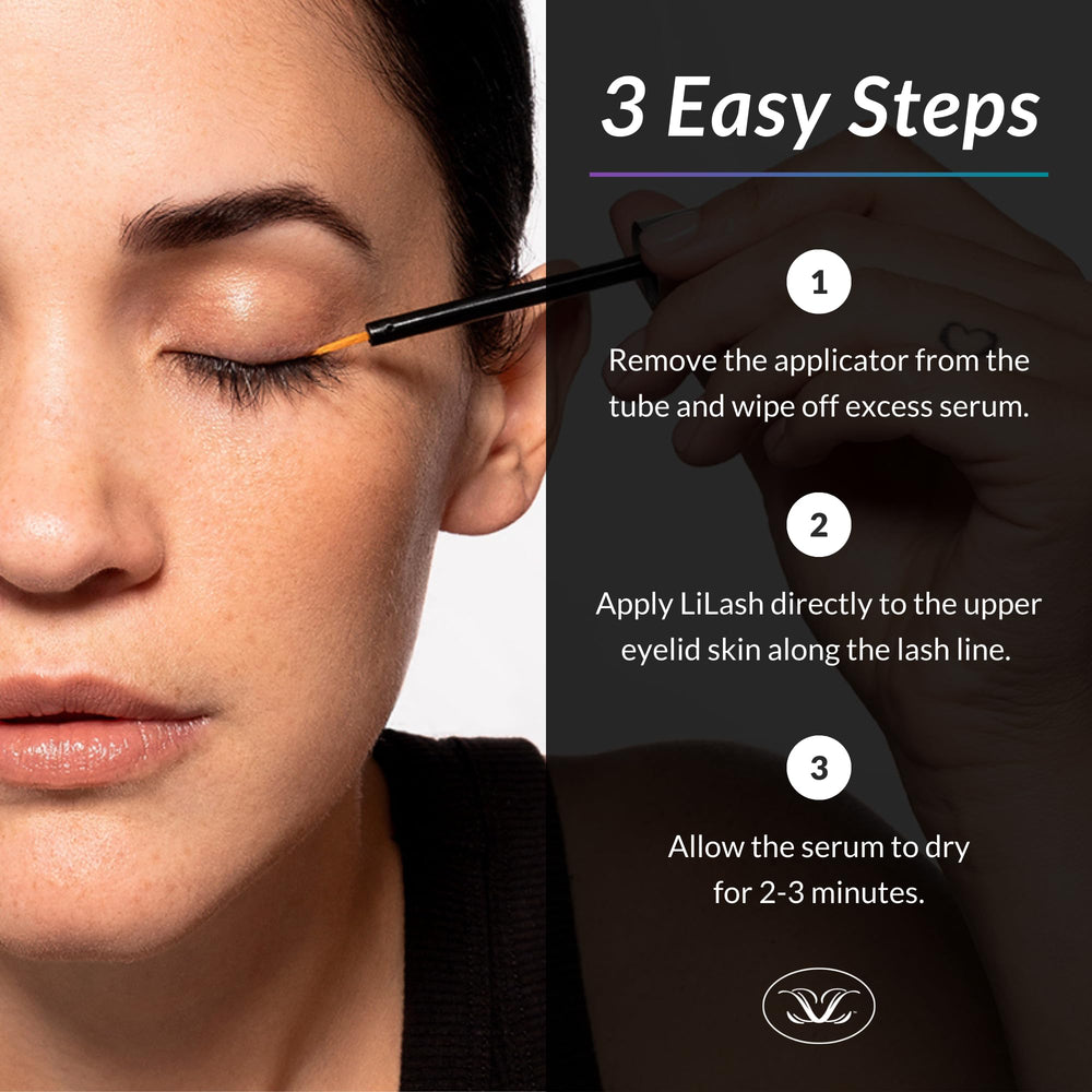 LiLash lashes close-up reveals potential length and fullness with natural appearance