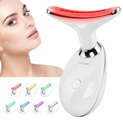Lilatyu face-neck massager arc-head gliding for even absorption