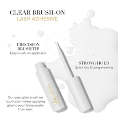 Lilly Lashes aplicador de pincel ultra fino para aplicacion precisa