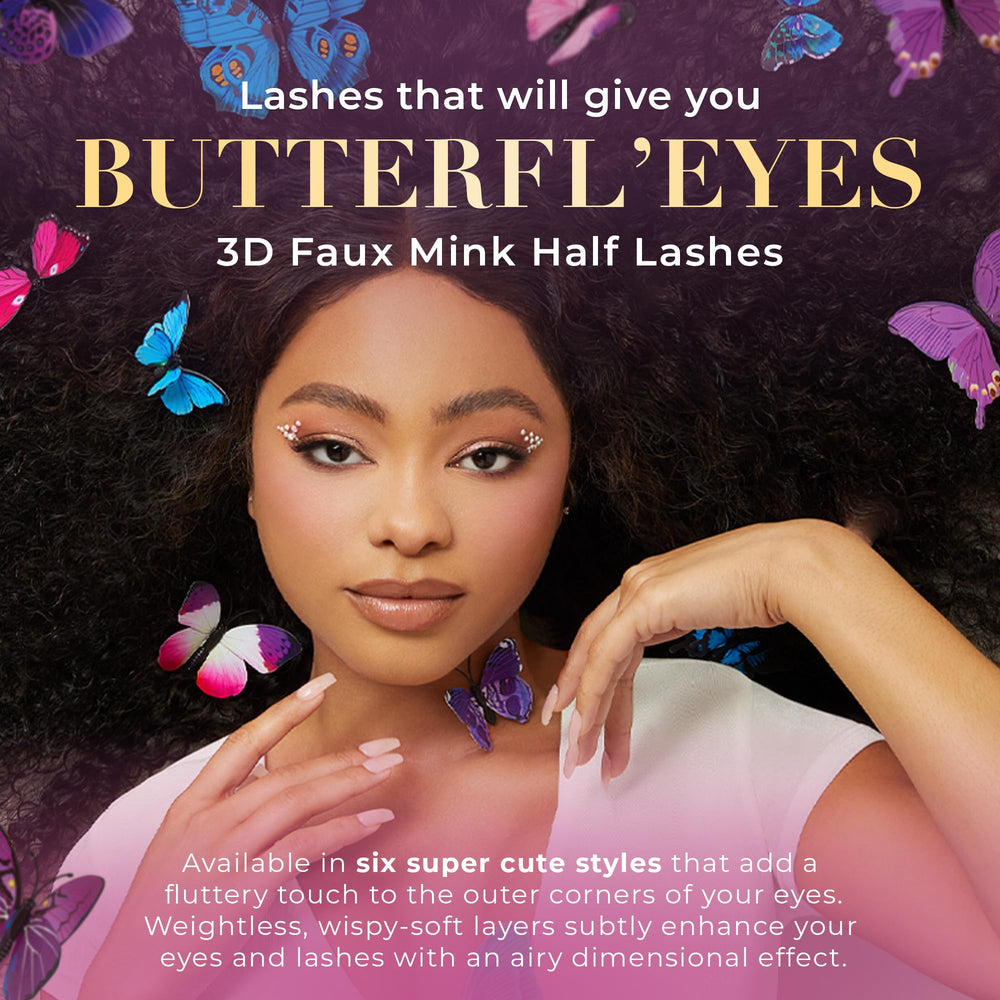 Sassy style for a natural, open-eye effect.