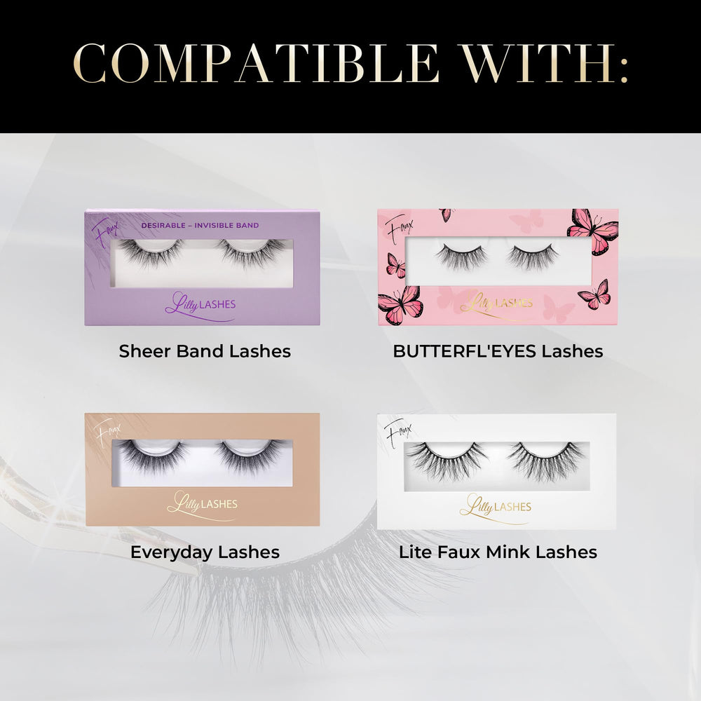 Lilly Lashes envase compacto y practico para viajar