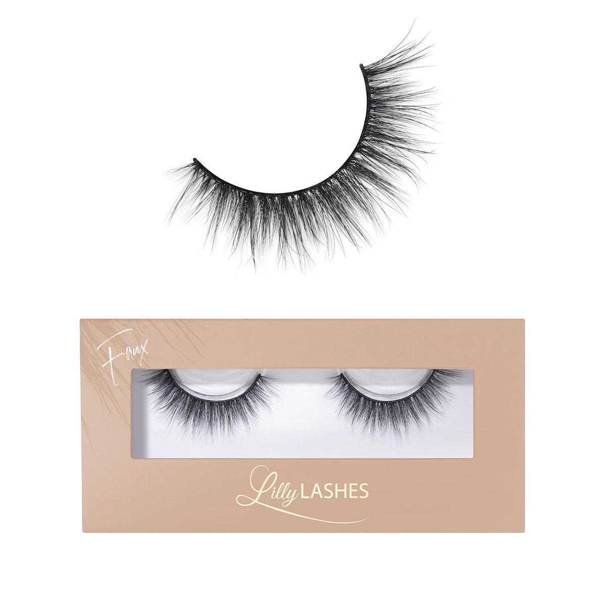 Lilly Lashes Everyday Blushing 13mm natural lashes blending for a subtle daytime look