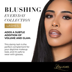 Lilly Lashes faux mink wispy lashes with soft volume for a luxe finish
