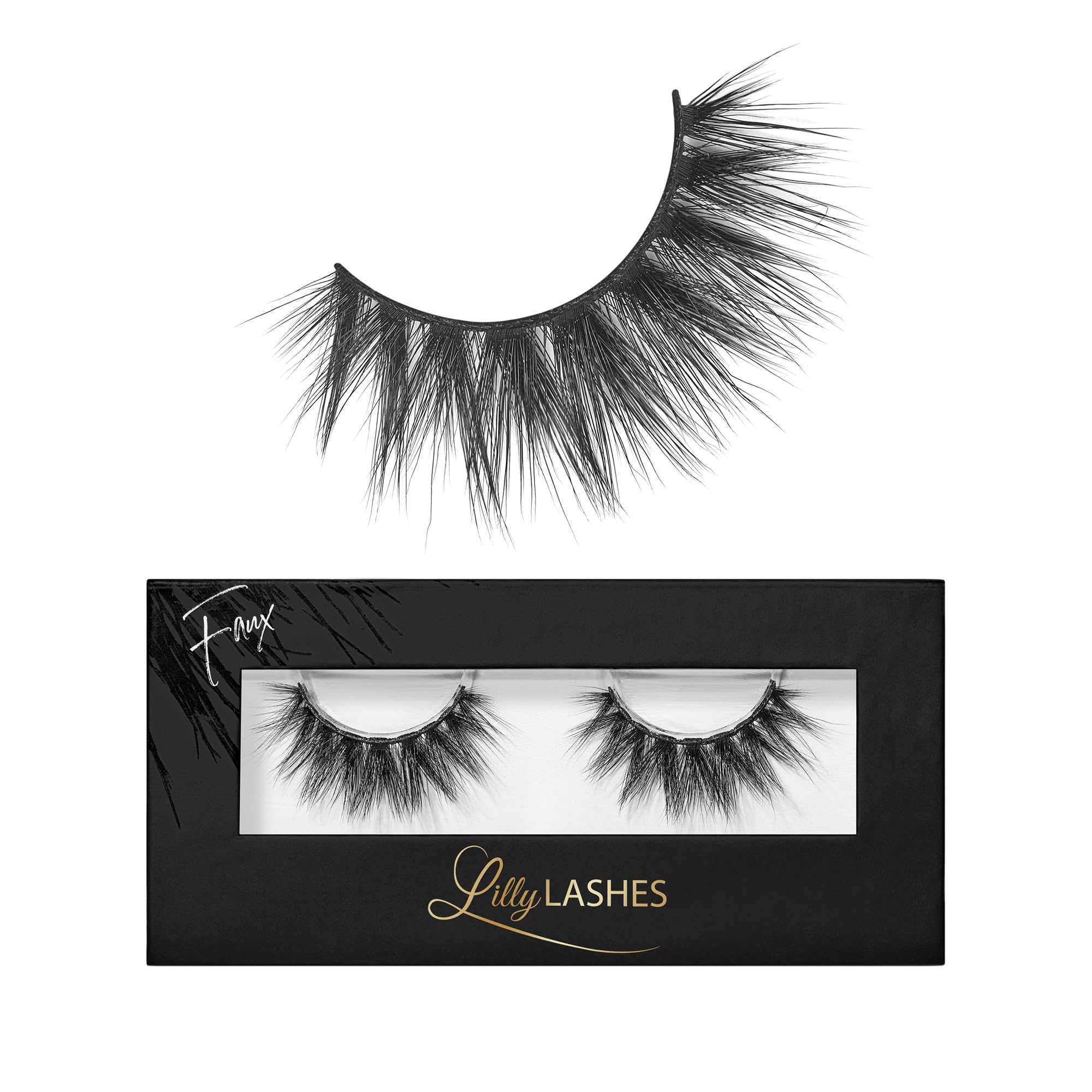 Lilly Lashes Mykonos pack front — dramatic faux mink glam