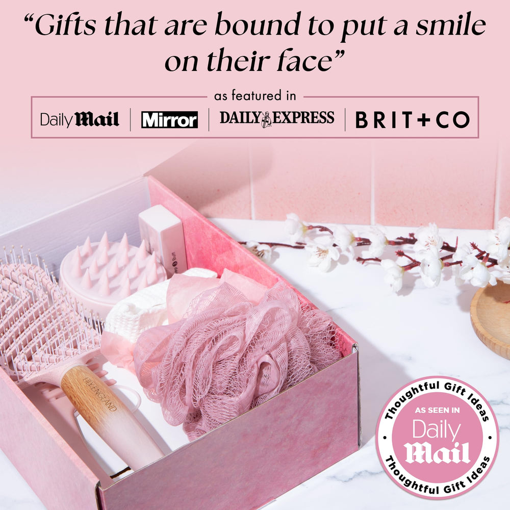 Lily England detangling comb helps manage knots with minimal tugging.