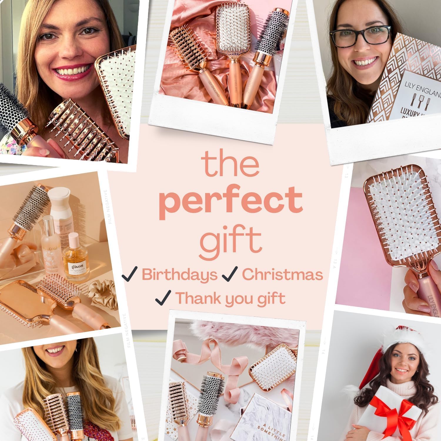 Lily England rose gold gift box showcases premium craftsmanship and versatile styling options.