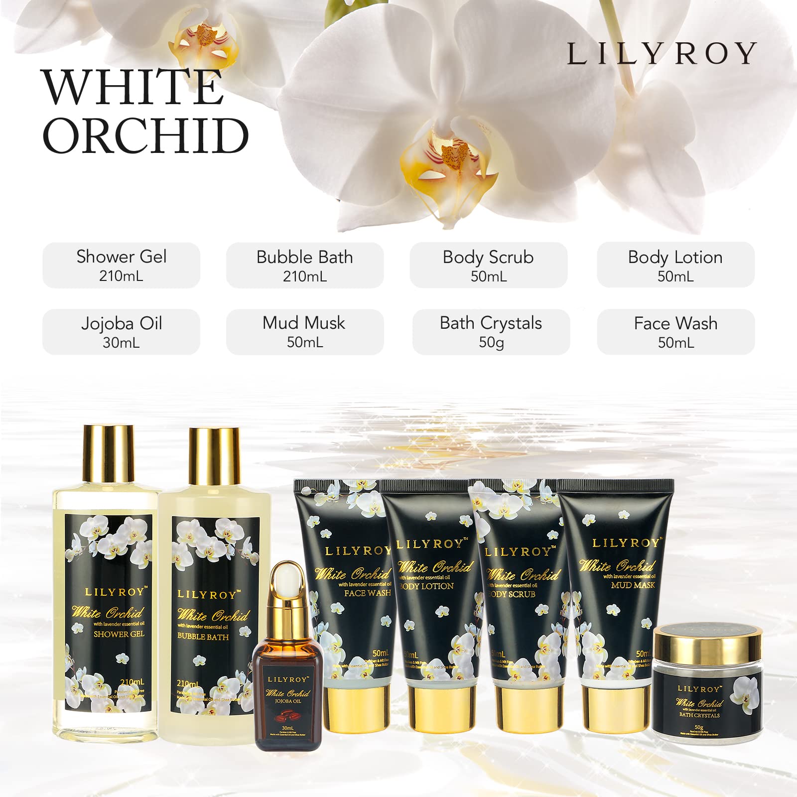 LILY ROY bath diffuser, oil, and aromatics for a calming at home spa ritual.
