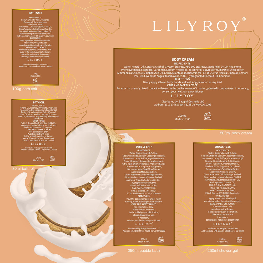 LILY ROY bath puff shown for foamy wash and exfoliation