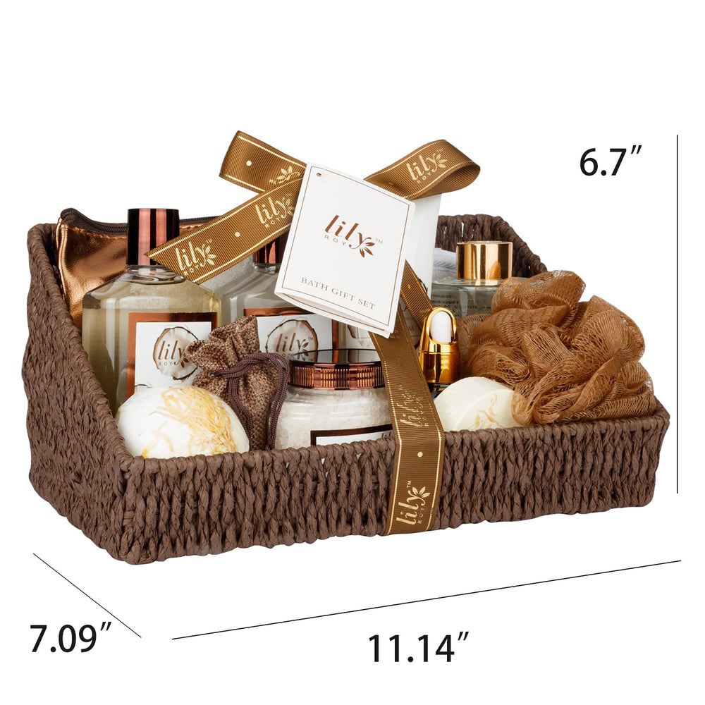 LILY ROY bath salt crystals, mineral-rich soak for relaxation.