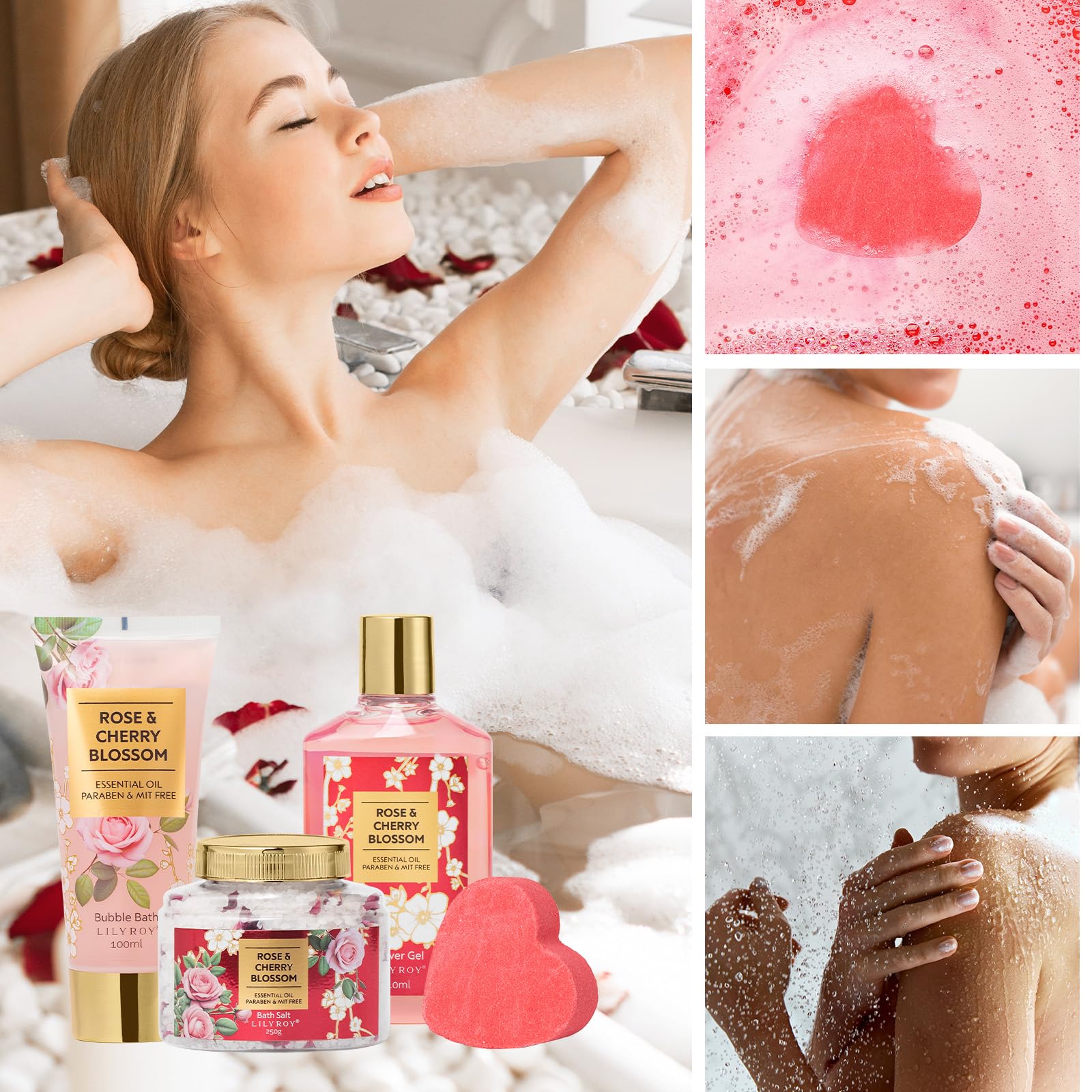 LILY ROY bath sponge offers exfoliating softness for refreshed skin