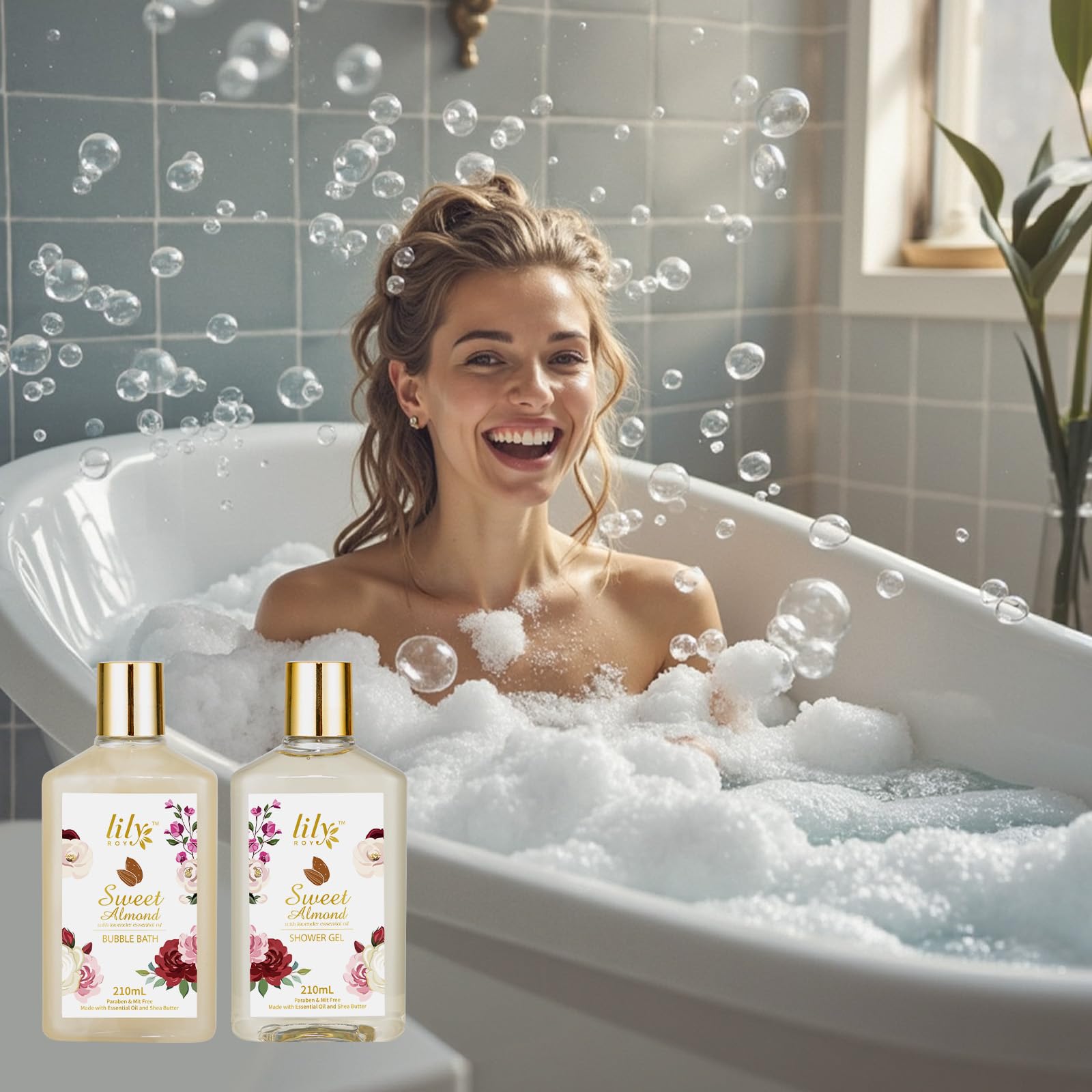 LILY ROY body cream shea-rich hydration for dry skin comfort.