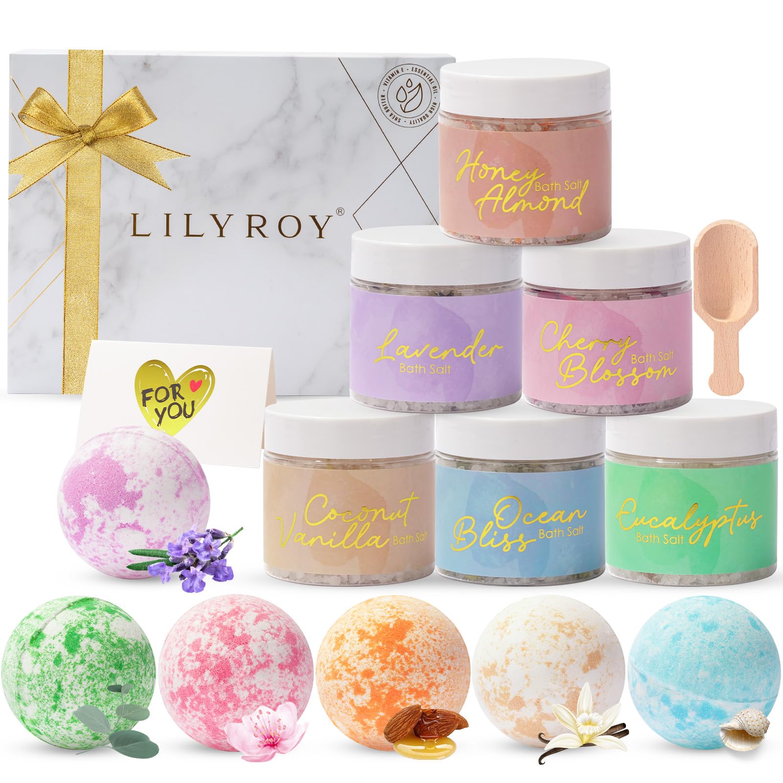 LILY ROY elegant gift box doubles as stylish bathroom storage.