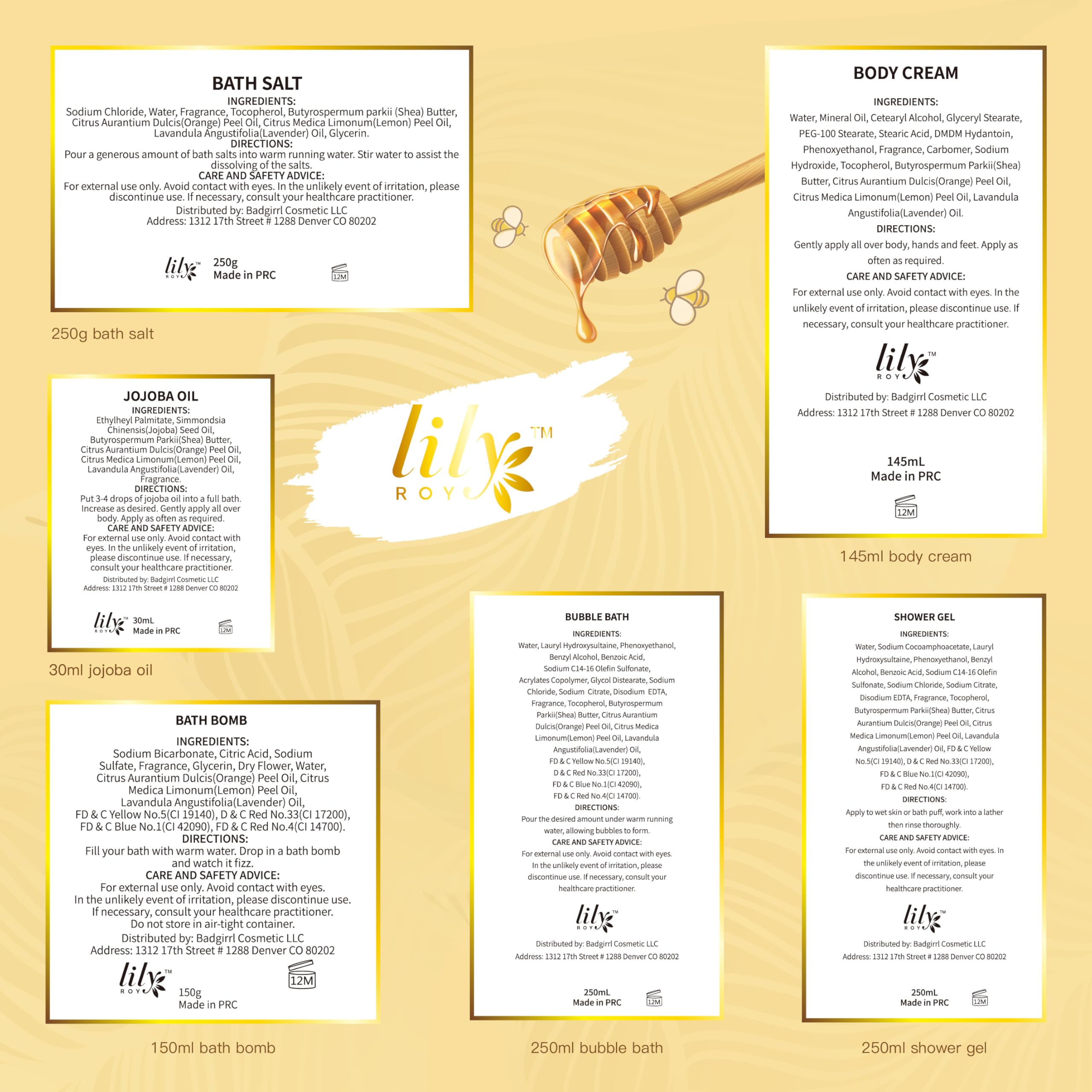 LILY ROY Gift Note Card signals a personalized, thoughtful touch.