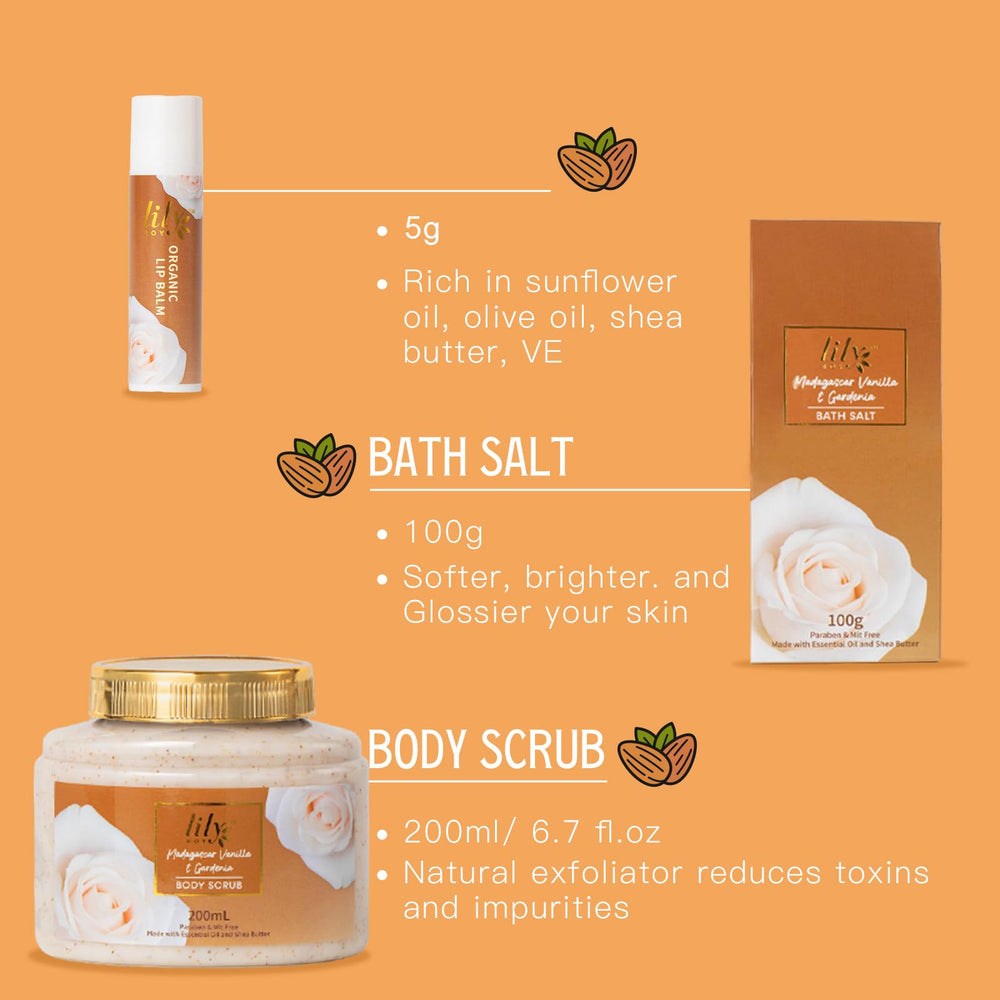LILY ROY honey almond body cream deeply moisturizes for silky skin