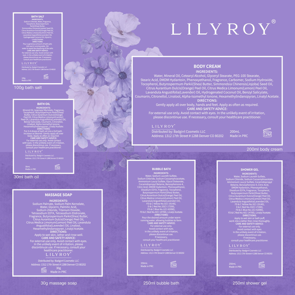 LILY ROY massage soap bar for soothing massage and lather