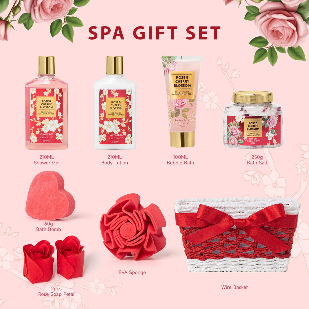 LILY ROY rose shower gel — refreshing cleanser with feminine rose fragrance for daily pampering.