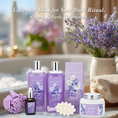 LILY ROY shower gel bottle with refreshing cleanse and floral notes