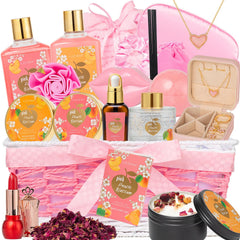 LILY ROY spa gift basket setup for luxurious self-care moments and gifting.