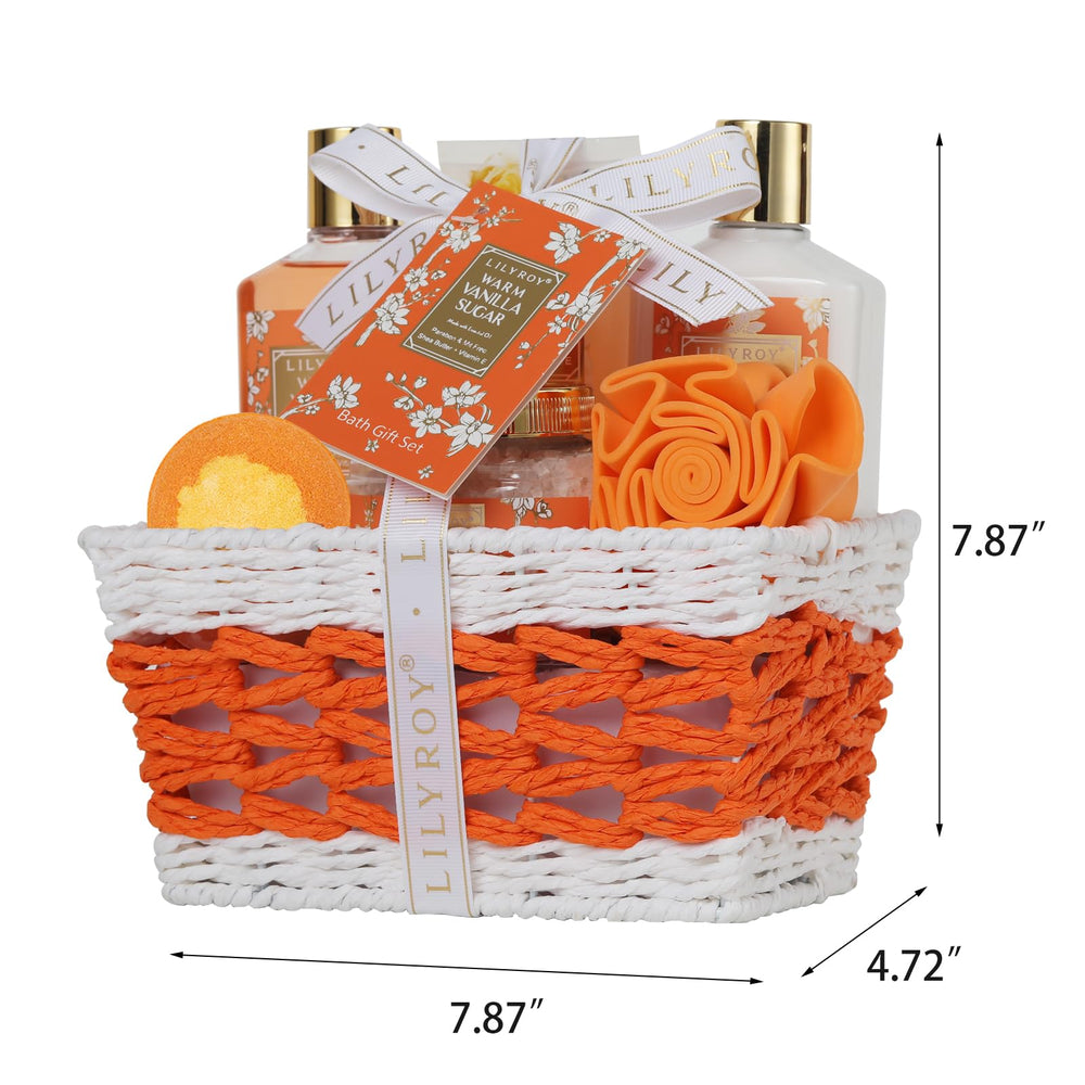 LILY ROY Vanilla Sugar Bath Salt packet displayed for spa-like mineral soak.