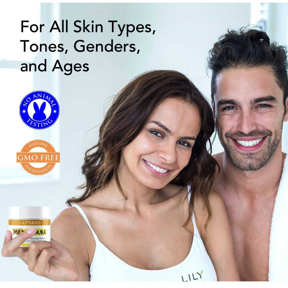 LILY SADO Vitamin B5 and E ingredients highlight nourishing care for skin.