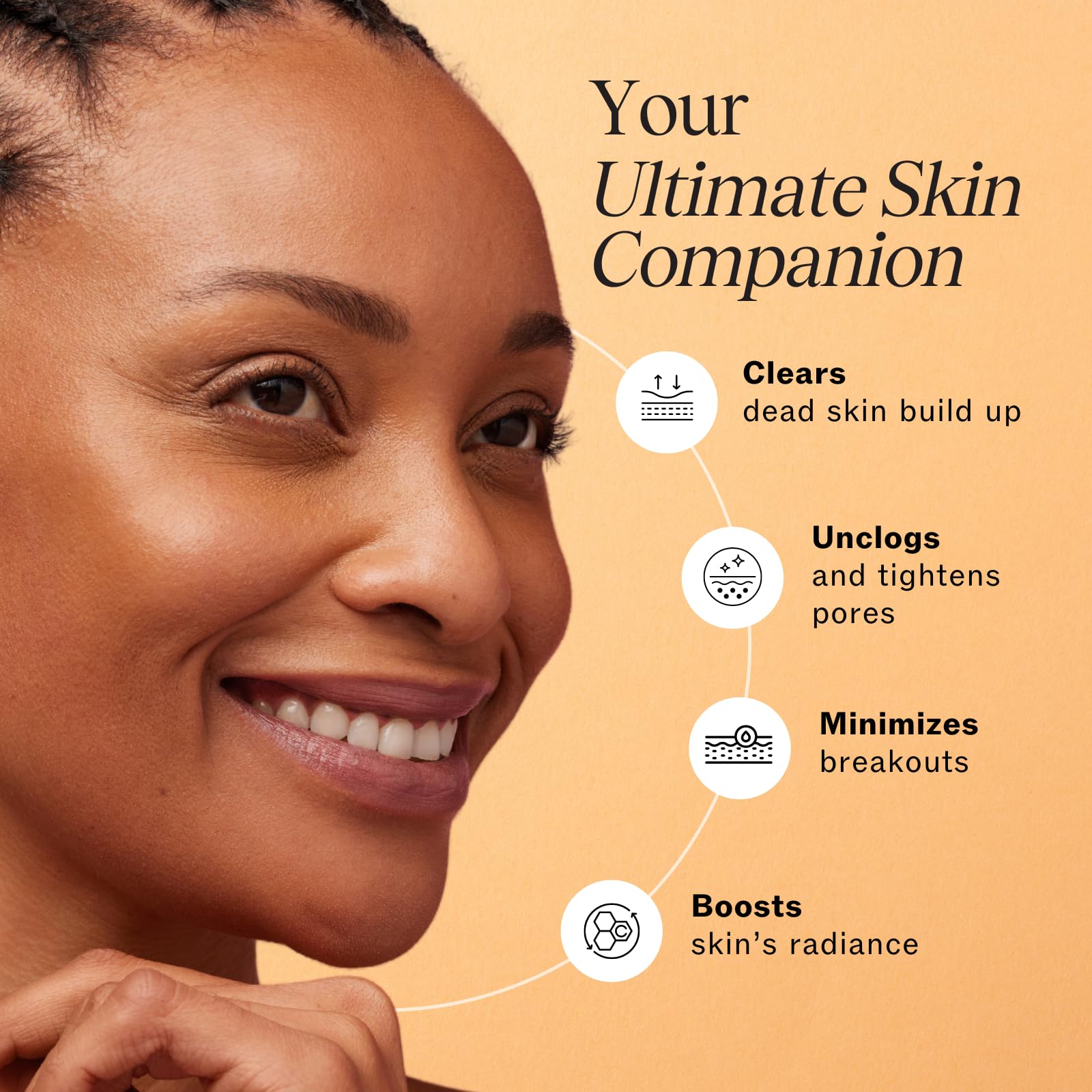 LilyAna Naturals Charcoal Face Scrub texture closeup reveals charcoal particles for smoother pores.