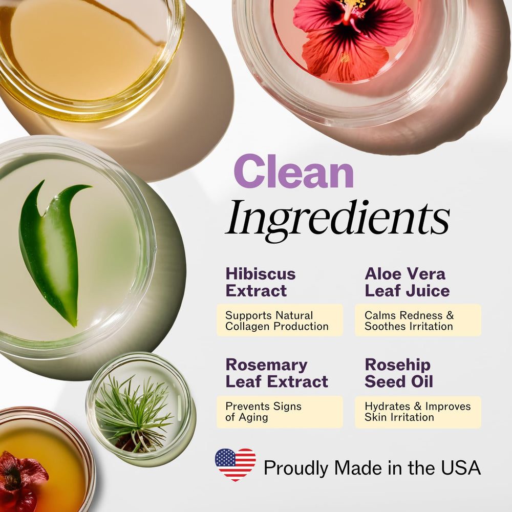 LilyAna Naturals eye cream application dots under eye for soothing hydration.
