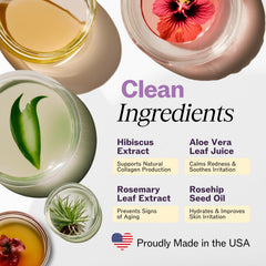 LilyAna Naturals eye cream creamy texture shows quick absorption for day or night use