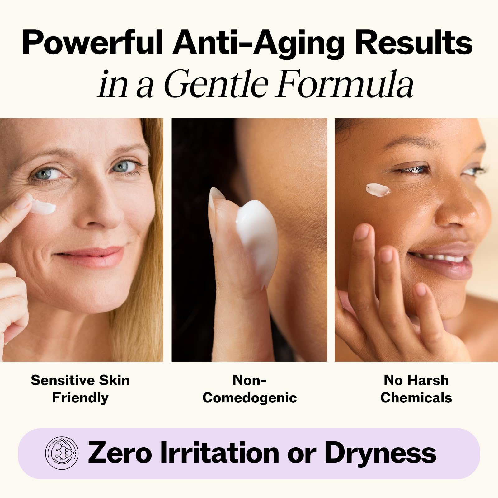 LilyAna Naturals Eye Cream reduces visible puffiness and under-eye bags