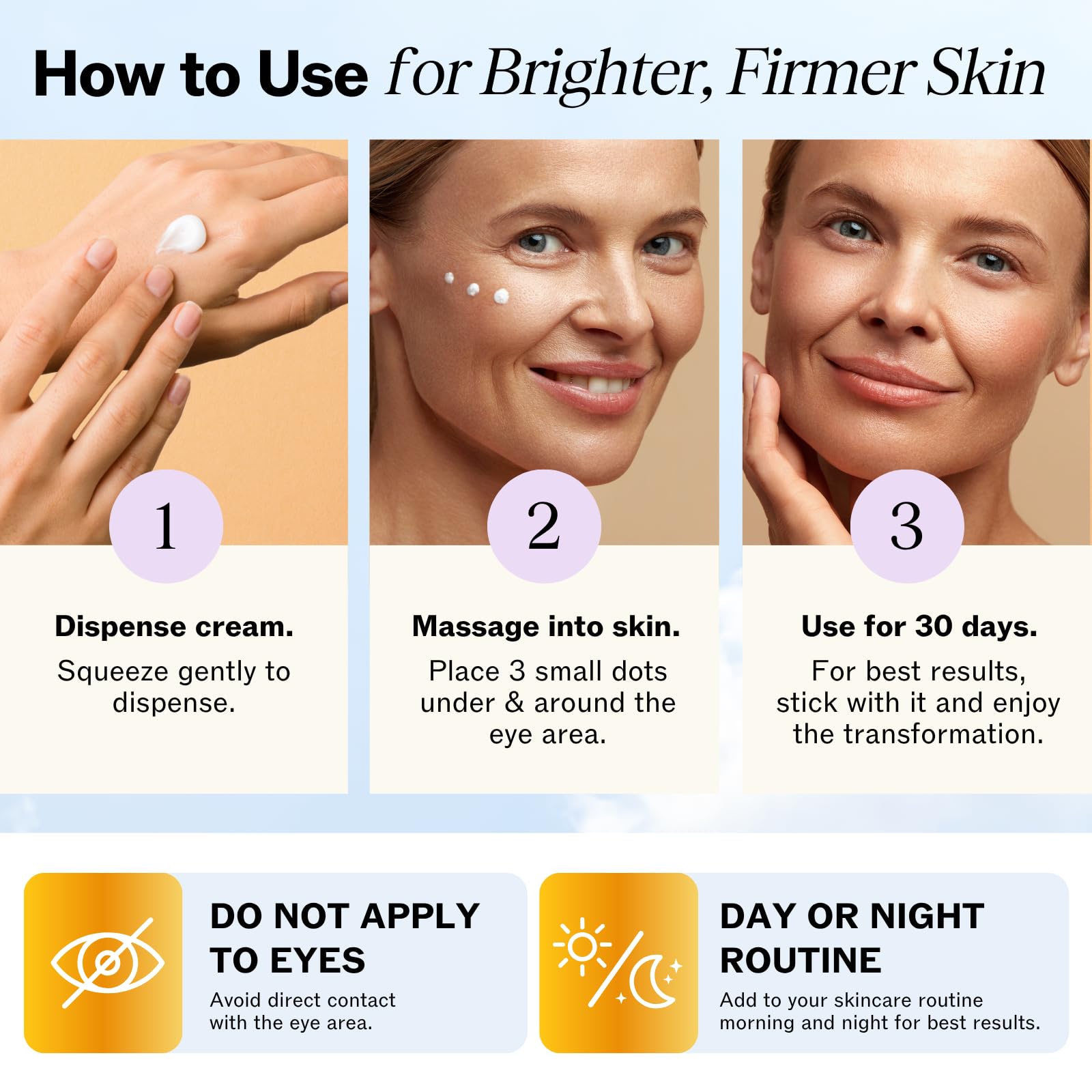 LilyAna Naturals Eye Cream softens crow's feet and fine lines around the eyes