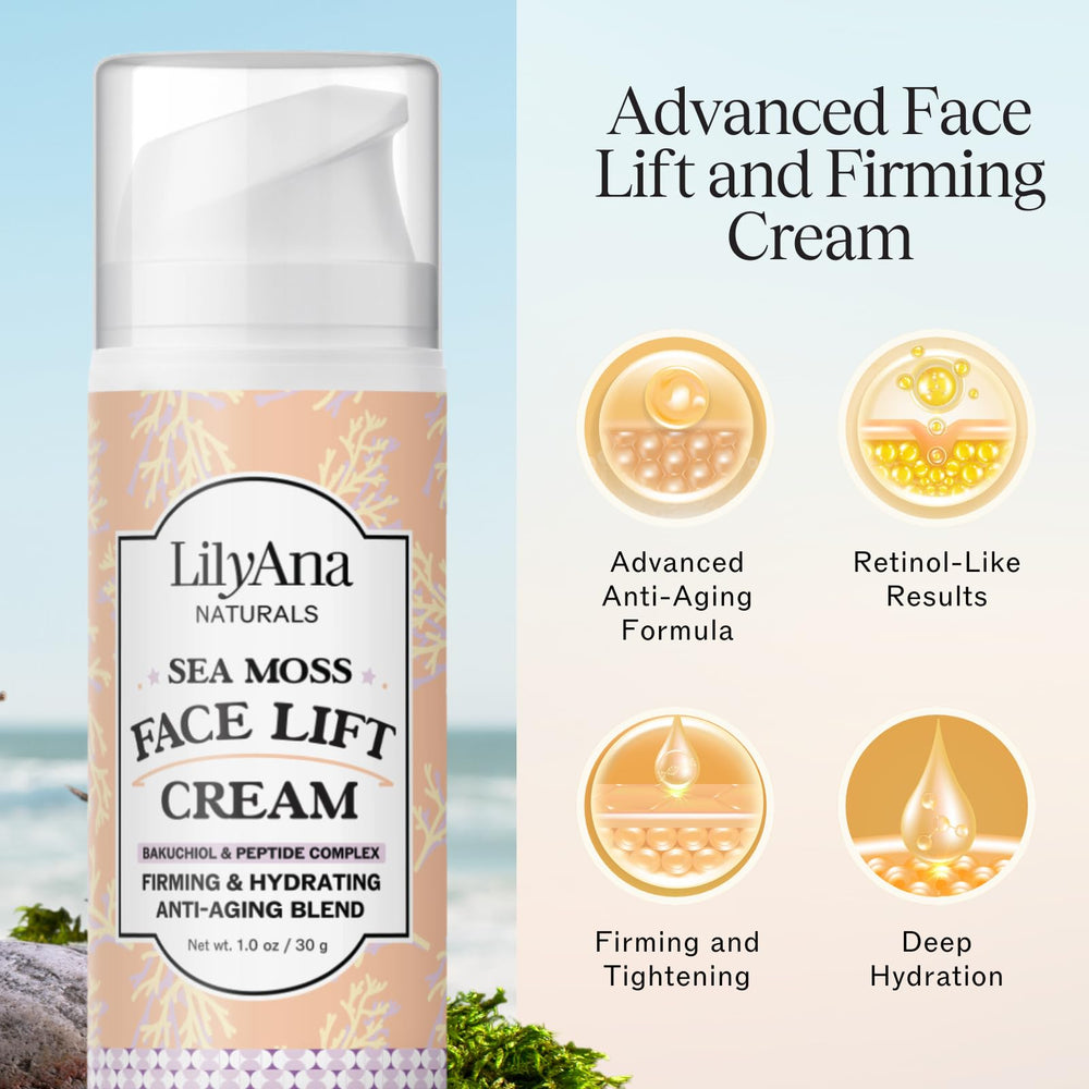 LilyAna Naturals Cream on hand — smooth texture and immediate hydration on skin.