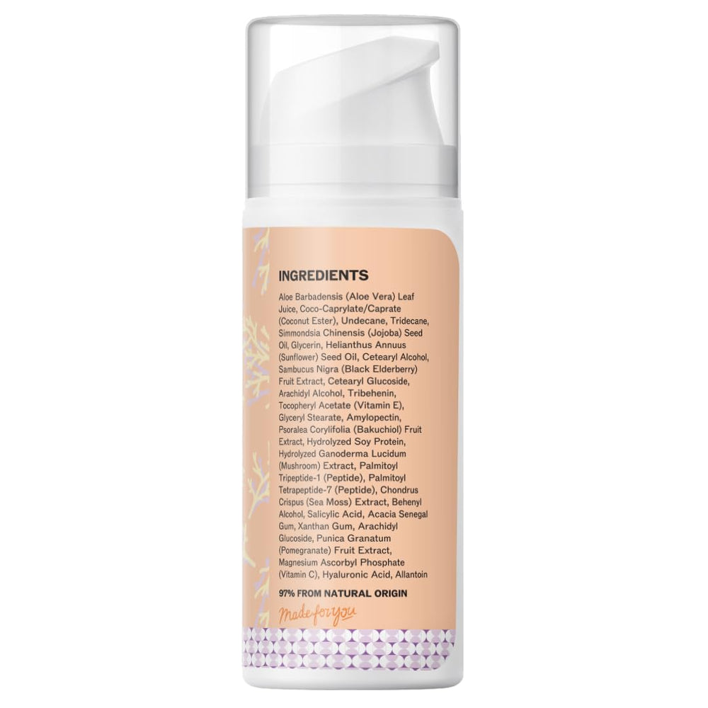 LilyAna Naturals Natural ingredients seal — free from harsh chemicals for gentle daily care.