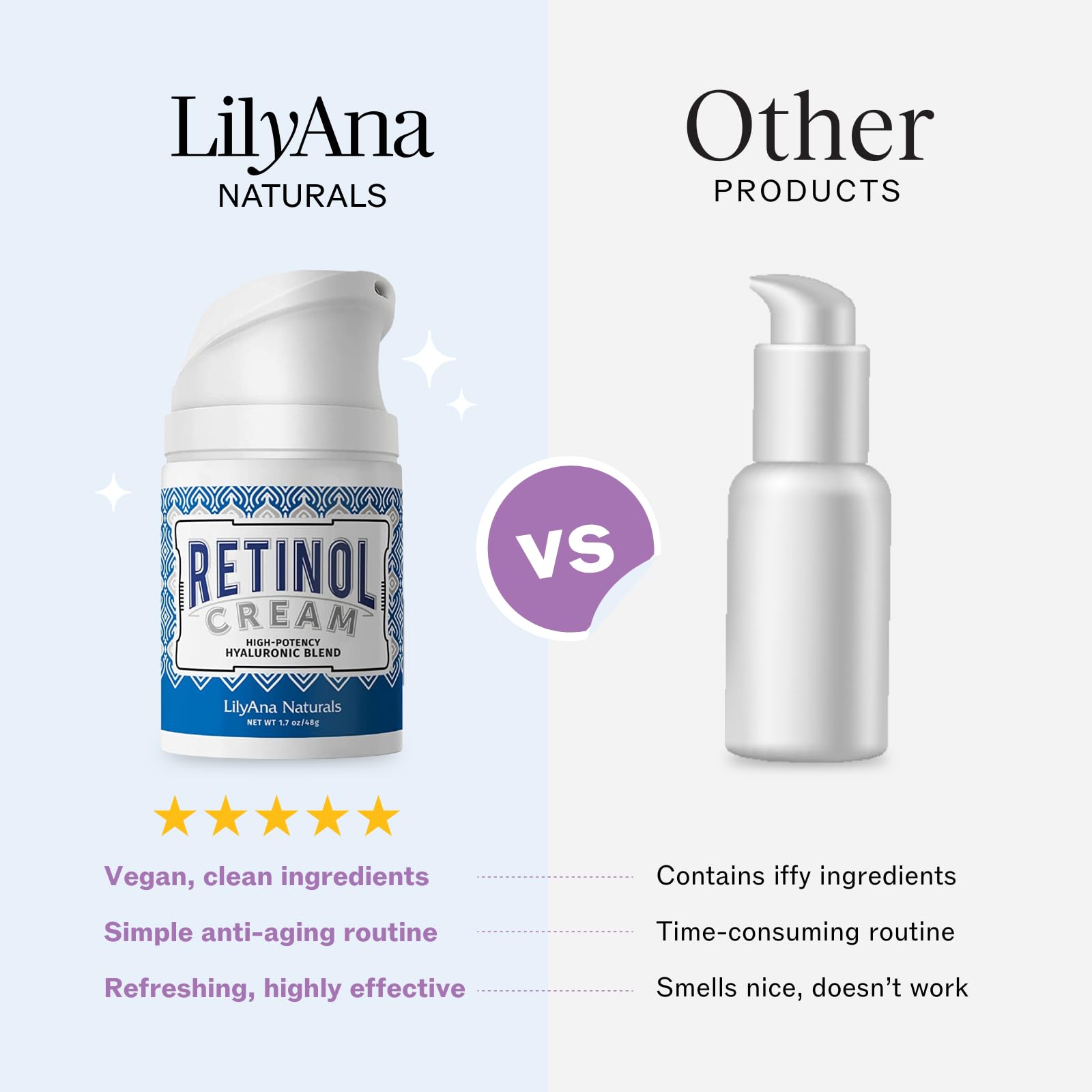 LilyAna Naturals neck-and-face firming cream being applied to jawline demonstrating anti-wrinkle benefits