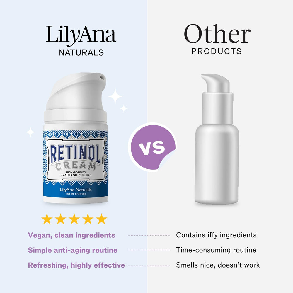 LilyAna Naturals neck-and-face firming cream being applied to jawline demonstrating anti-wrinkle benefits