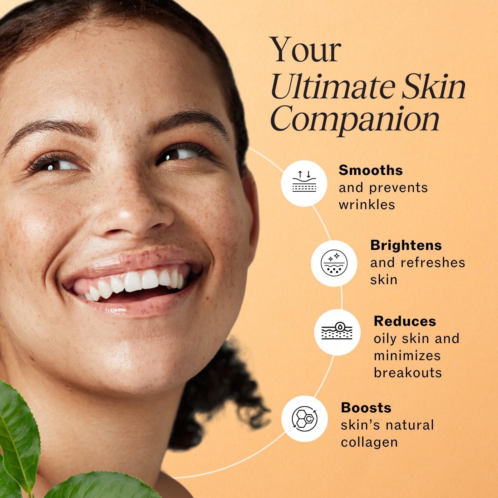 LilyAna Naturals retinol serum bottle pump shows easy daily application for smoother skin.