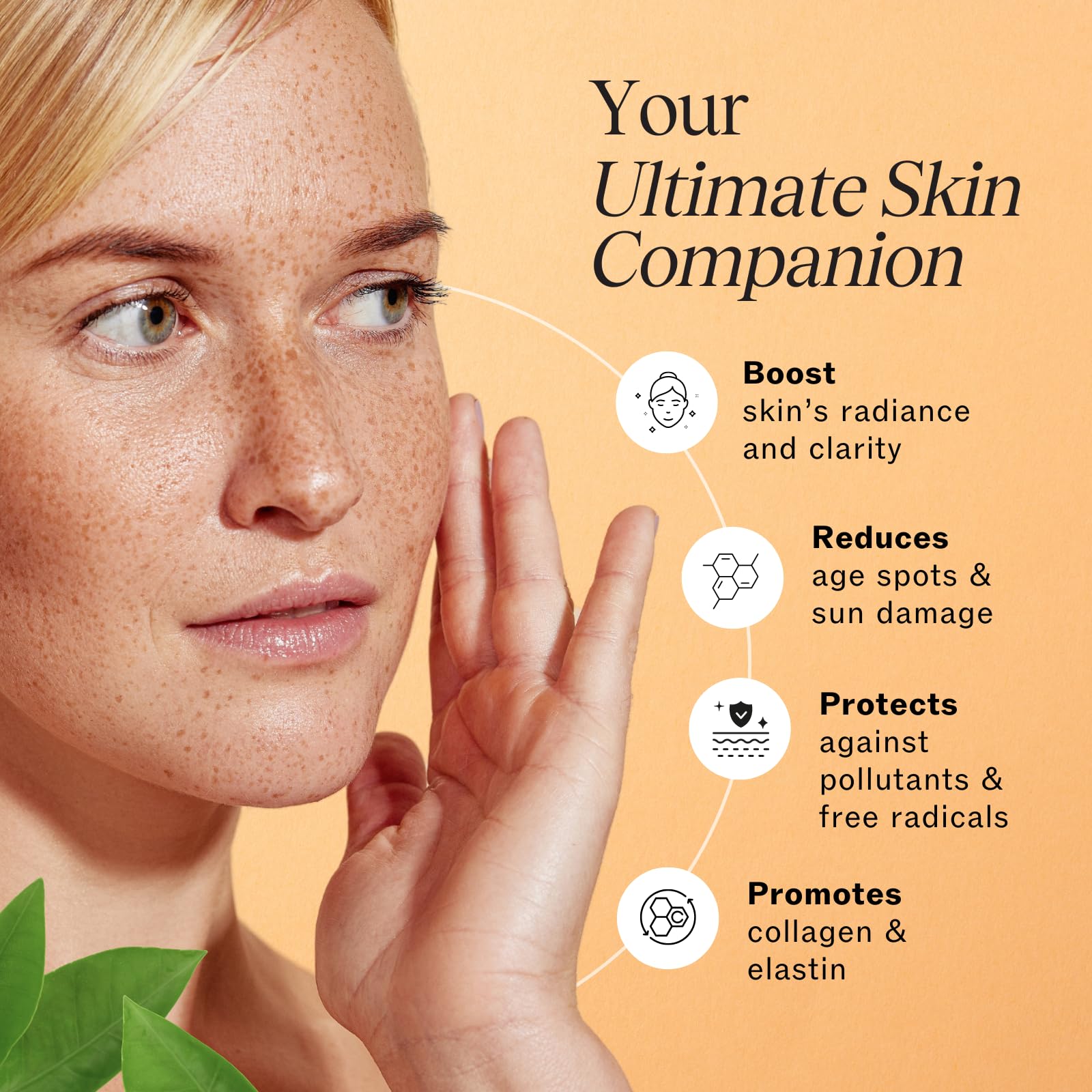 LilyAna Naturals Vitamin C Serum pump for easy, quick application.