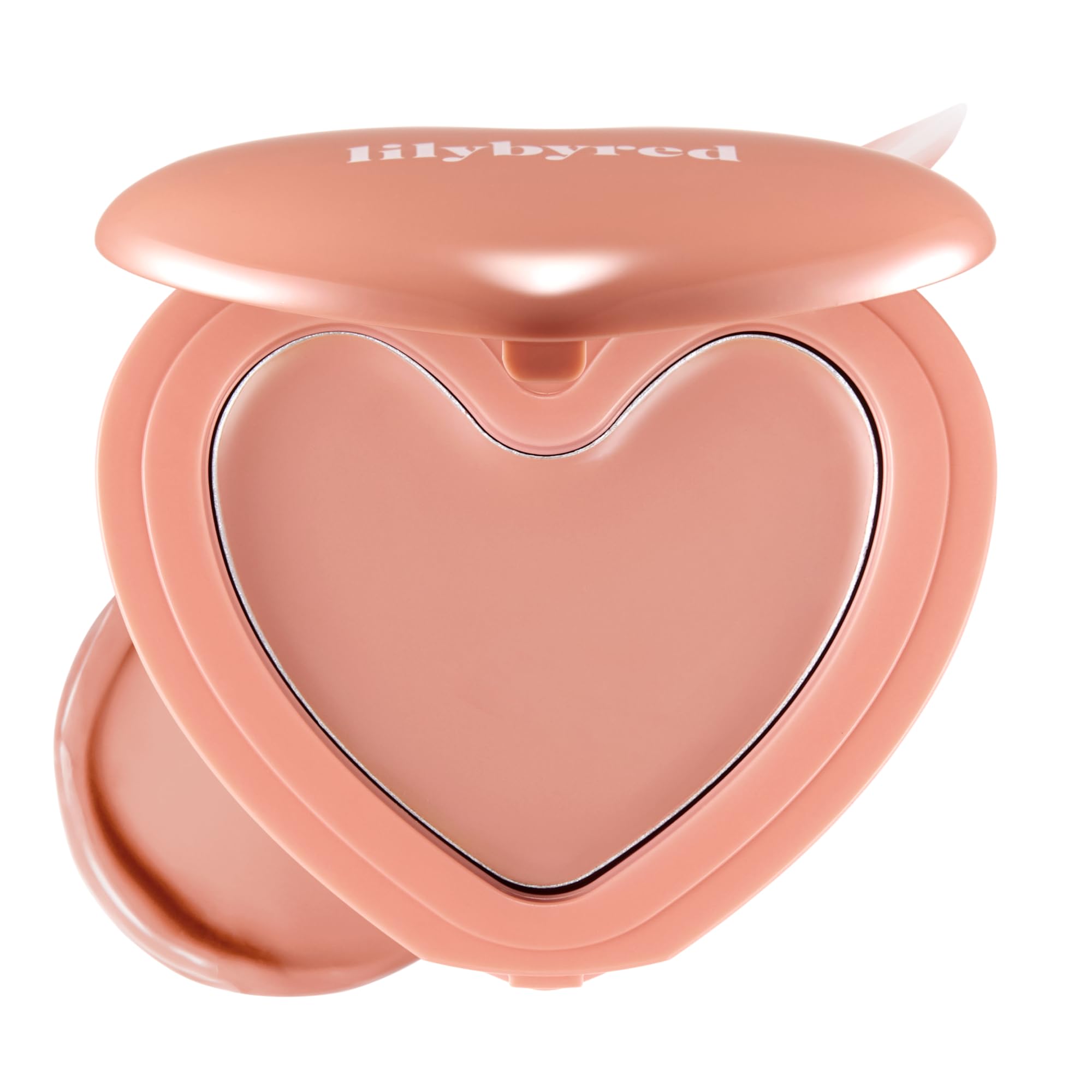 lilybyred Luv Beam Cheek Balm heart-blush on cheek creates a natural, buildable flush