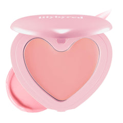 Lilybyred Luv Beam Cheek Balm heart shape close-up for a playful natural flush