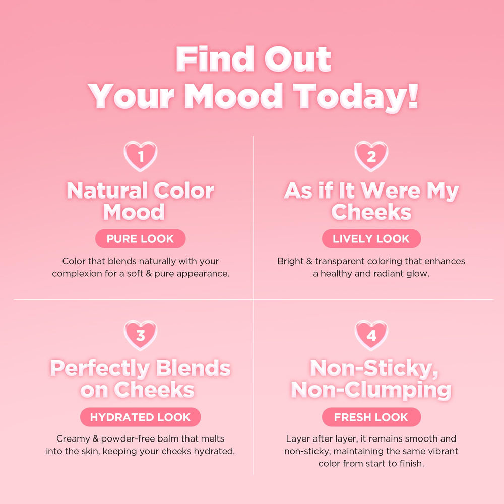 Lilybyred Luv Beam Cheek Balm long-lasting wear for all-day color