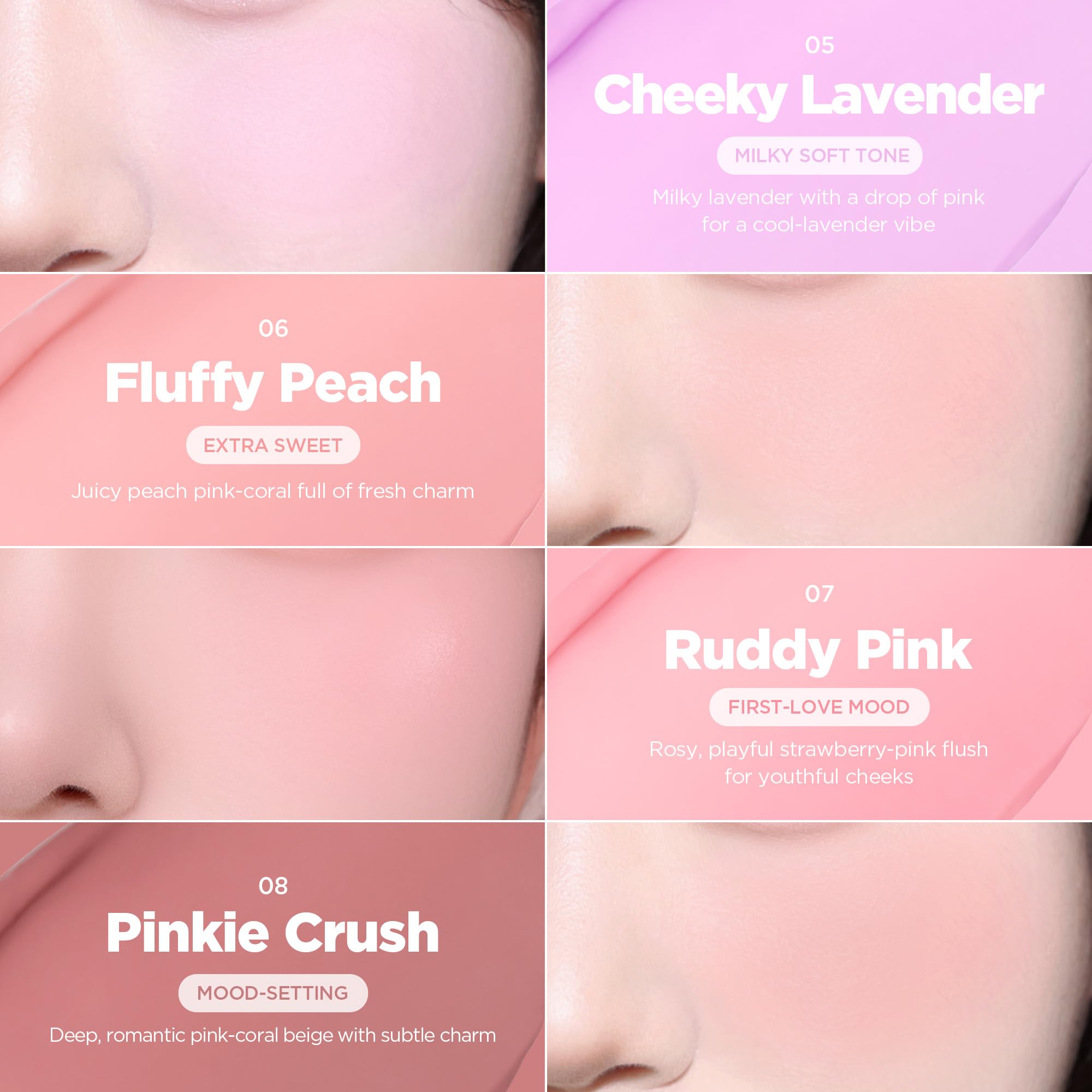 Lilybyred Luv Beam, uso multitarea para mejillas, ojos y labios