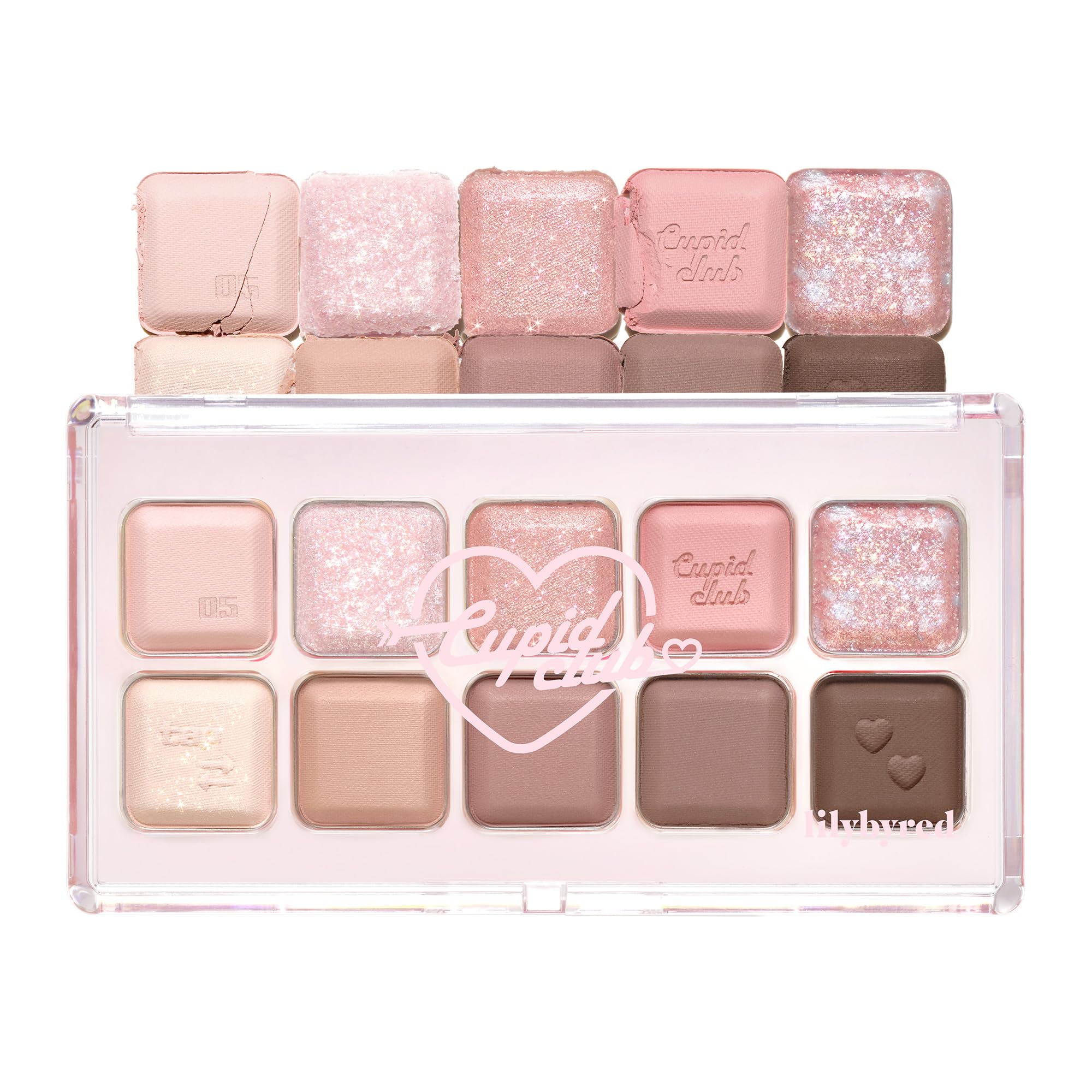 lilybyred mood keyboard palette cover emphasizes sleek packaging for easy on-the-go styling.