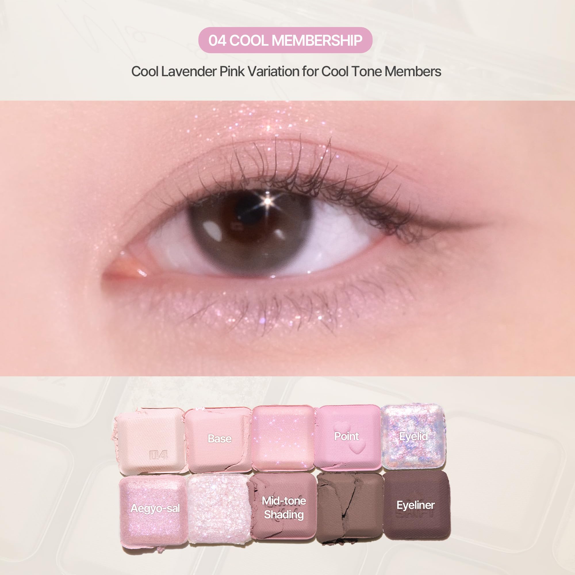 lilybyred Mood Keyboard compact-case design fits in small makeup bags.