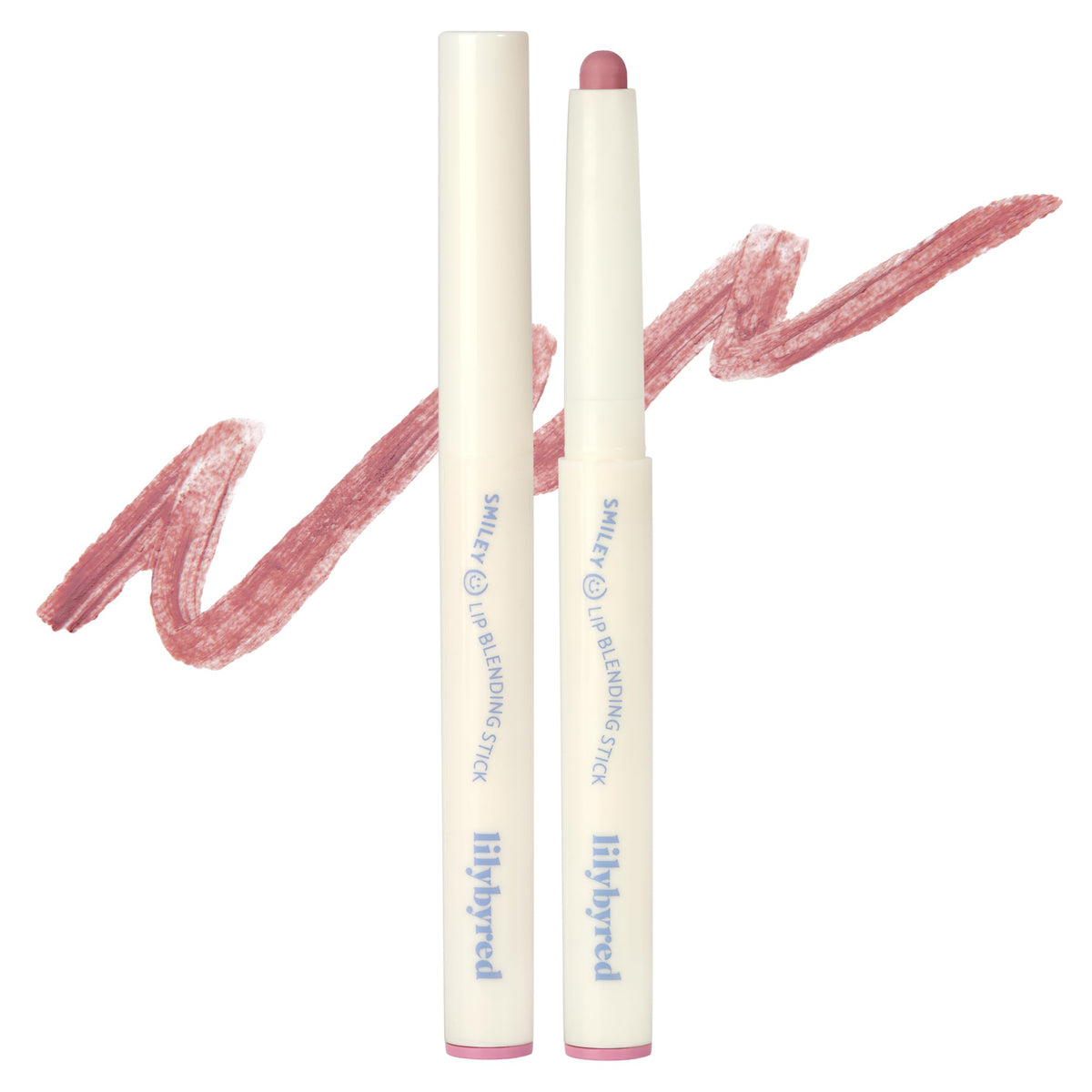 lilybyred Smiley Lip Blending Stick cap closeup for precise lip definition.