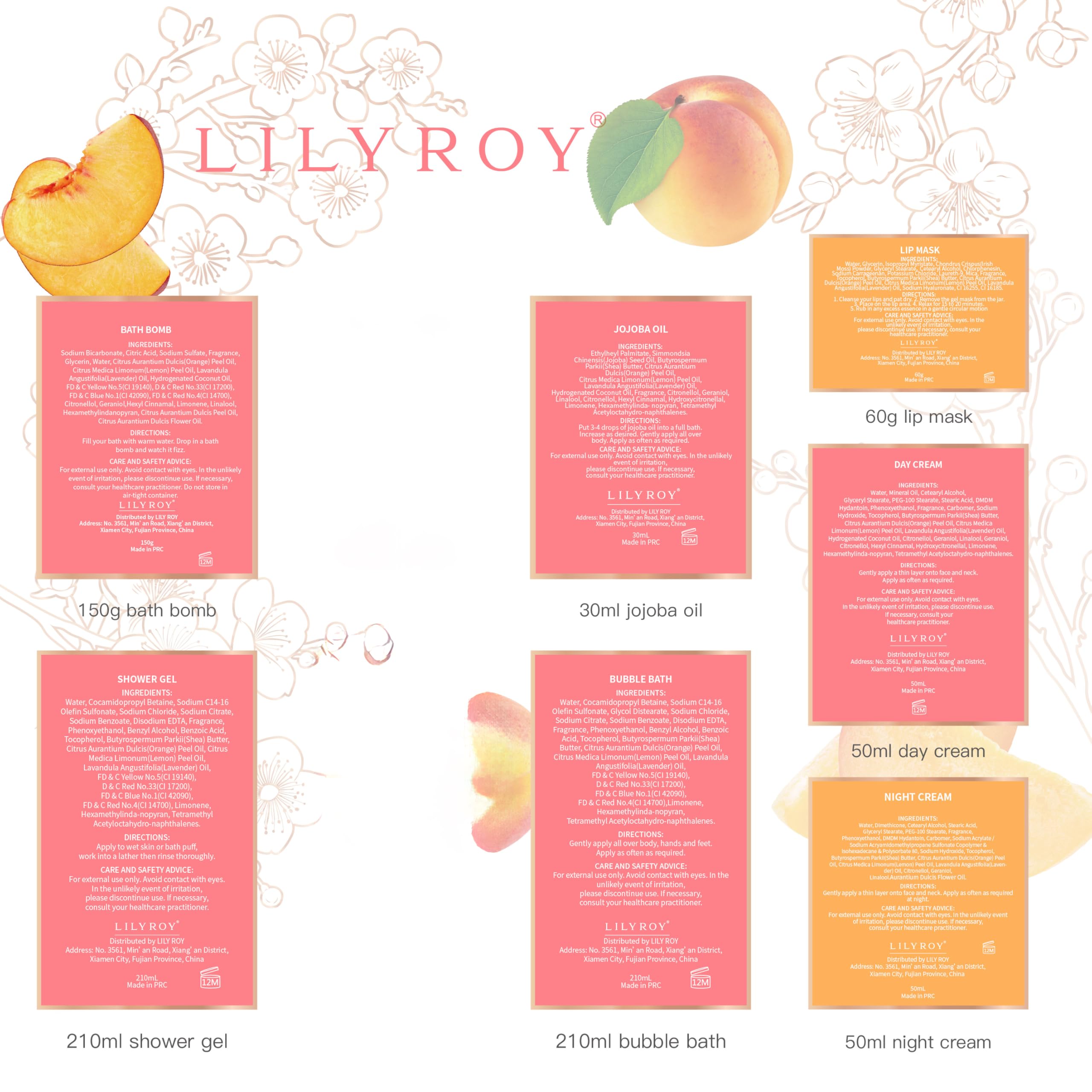 LILY ROY reusable gift basket with note card adds ready-to-gift convenience and decor.