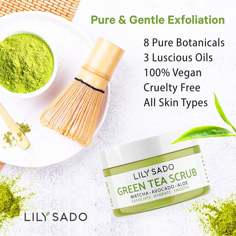 LILY SADO Matcha Made in Heaven avocado oil swirl boosts hydration.