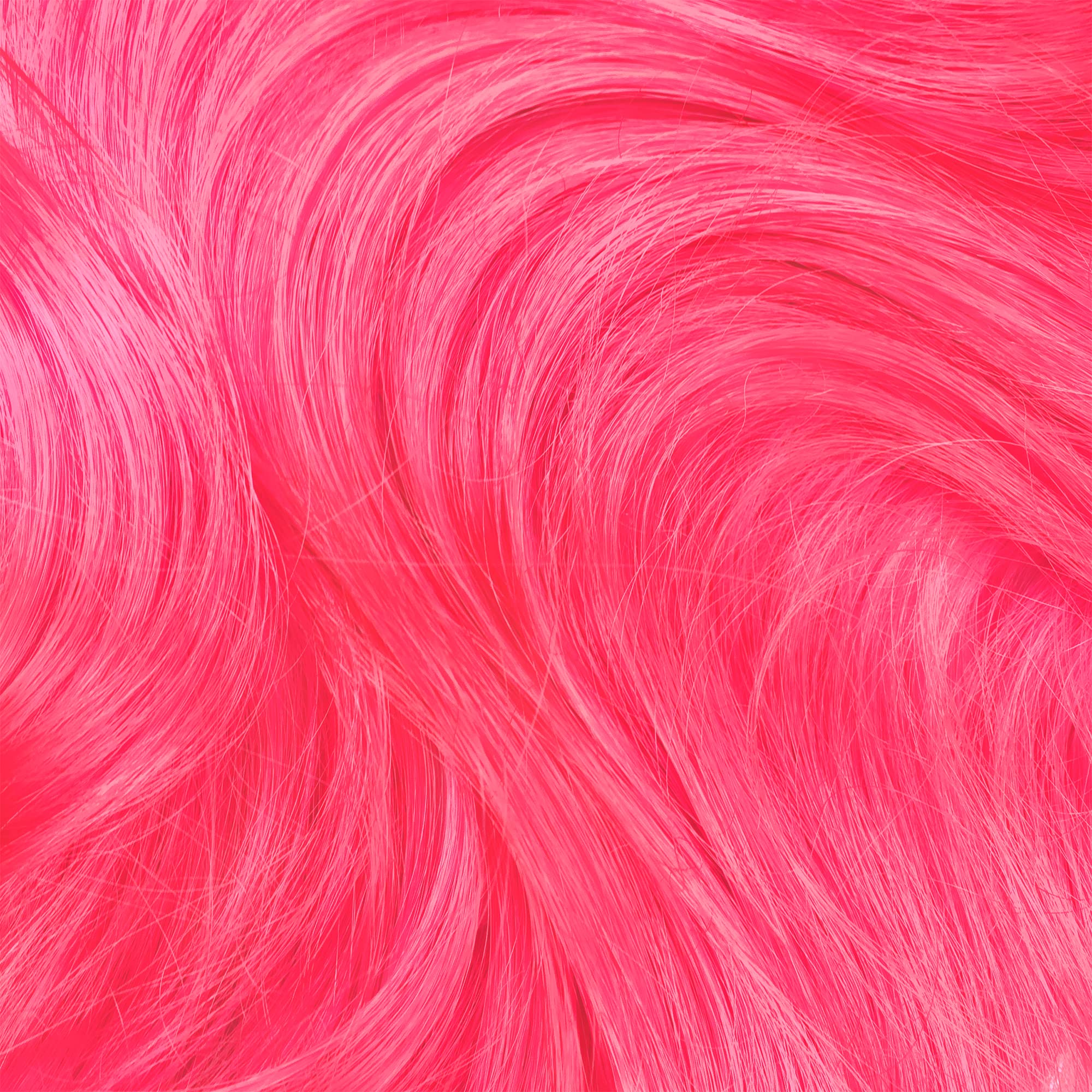 Lime Crime Unicorn Hair Dye Bubblegum Rose hair swatches show vibrant payoff on light hair