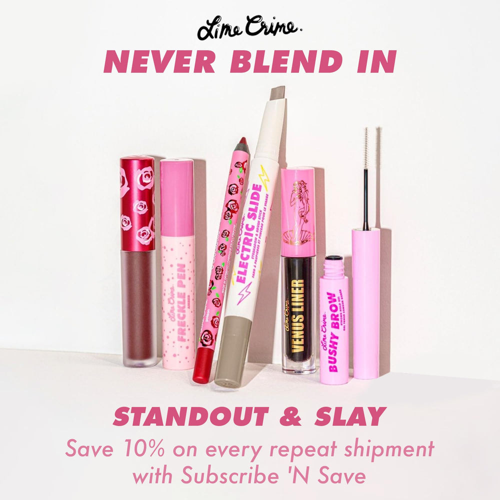 Lime Crime Unicorn Hair Dye vegan formula stays free from harsh chemicals.